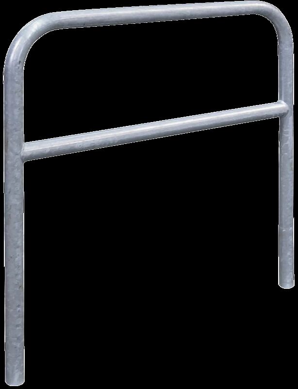 Anlehnbügel FLORIDA mit Quersteg, Breite 1000 mm, feuerverzinkt