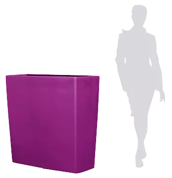 Pflanzbehälter TURA in berry ähnlich RAL 4006