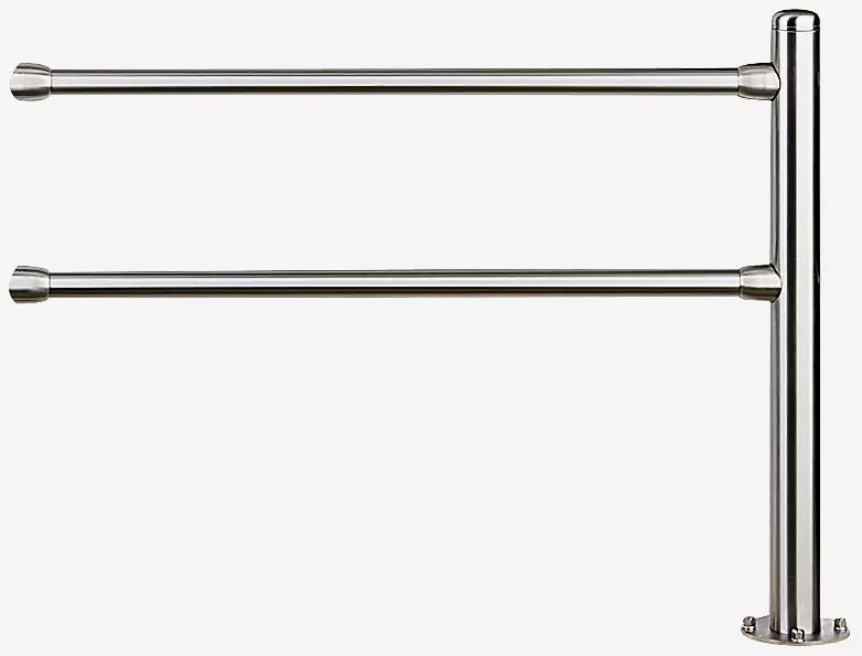 Ergänzungsset Geländersystem BORVO ohne Handlauf, mit Rundkopf, 1 m, zum Aufdübeln