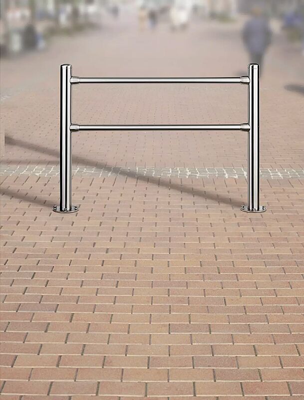 Geländersystem BORVO ohne Handlauf, mit Rundkopf, 1 m, zum Aufdübeln