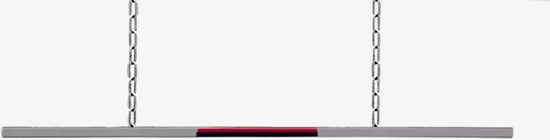 bewegliche Barriere, natur, mit roter Reflexfolie