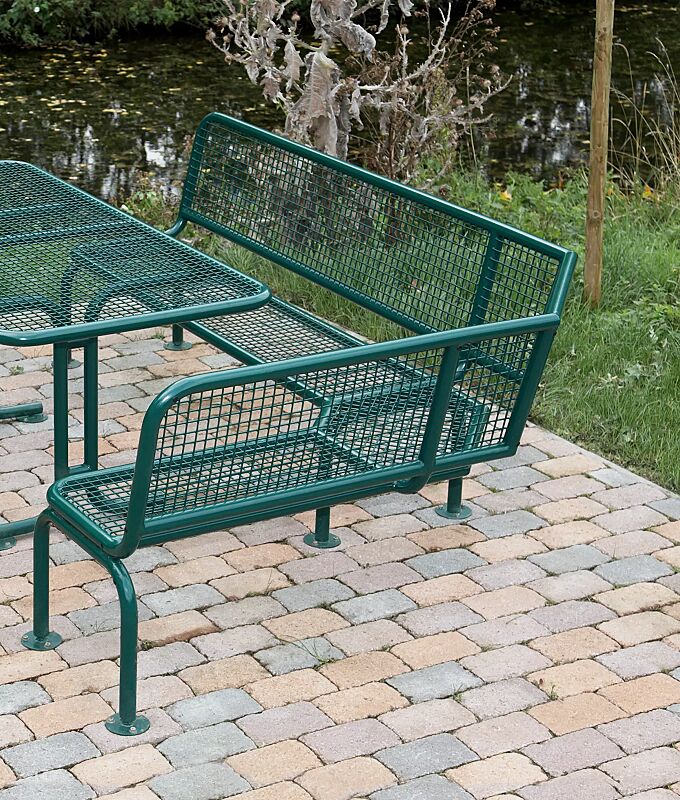 Eckbank RIMINI (Typ ML) mit Rückenlehne, zum Aufdübeln, in RAL 6005 moosgrün