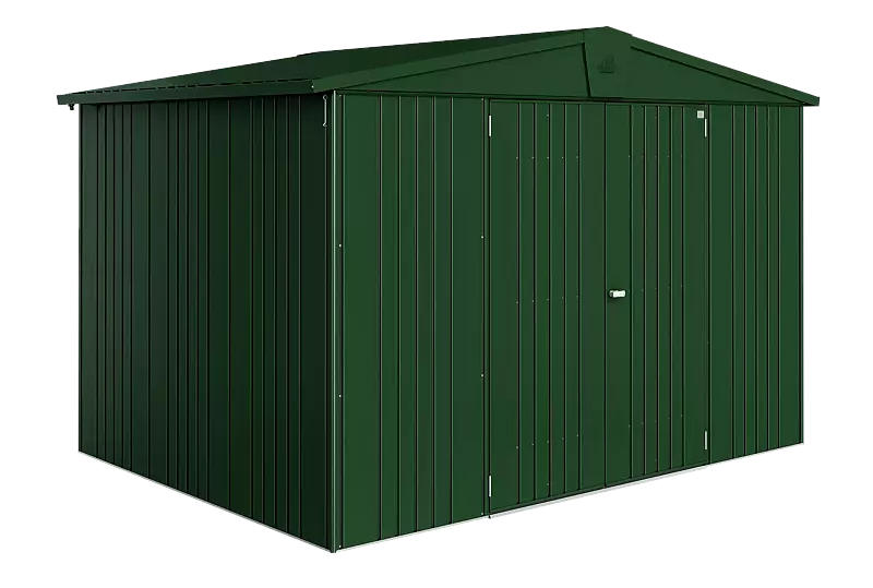 Gerätehaus EUROPA, Modell 5 in dunkelgrün