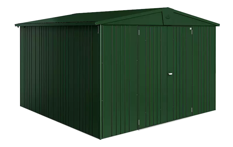 Gerätehaus EUROPA, Modell 7 in dunkelgrün