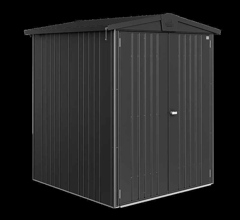 Gerätehaus EUROPA, Modell 2 in dunkelgrau-metallic