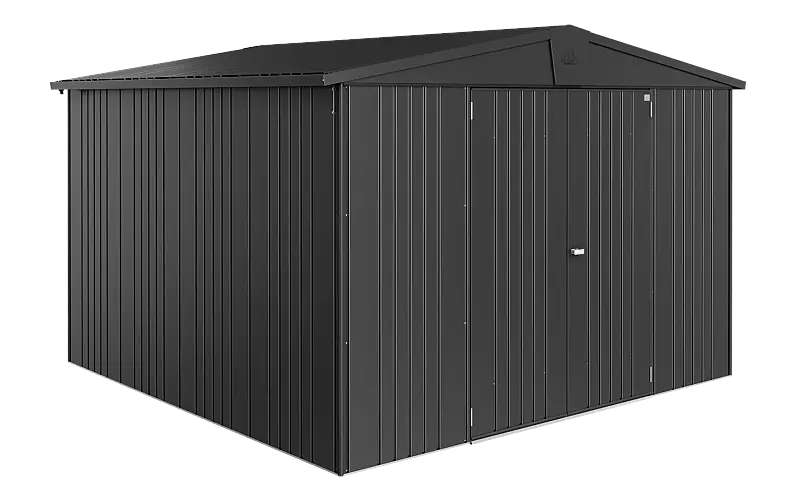 Gerätehaus EUROPA, Modell 7 in dunkelgrau-metallic