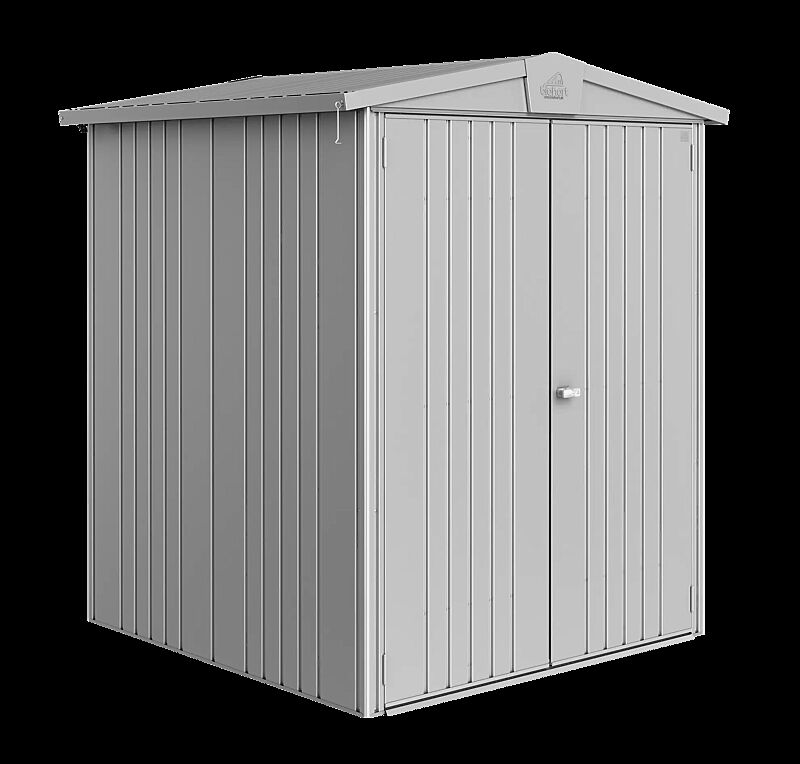 Gerätehaus EUROPA, Modell 2 in silber-metallic