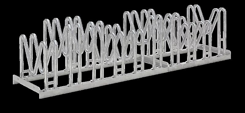 Fahrradständer HOUSTON doppelseitig, 10 Stellplätze