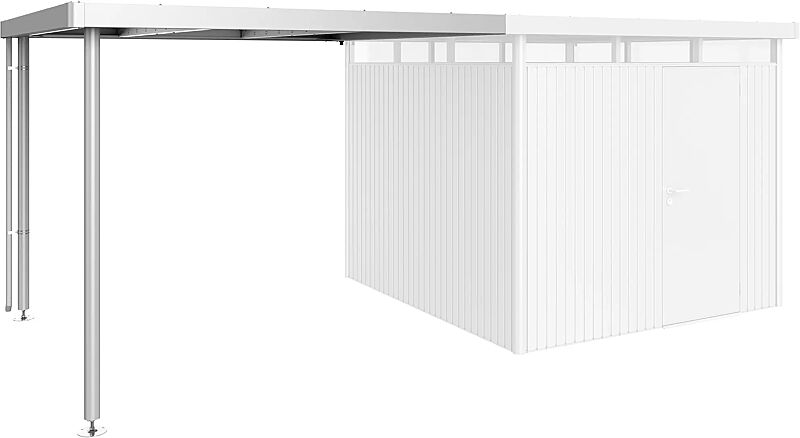 Seitendach für Gerätehaus HighLine®, Modell 4 in silber-metallic