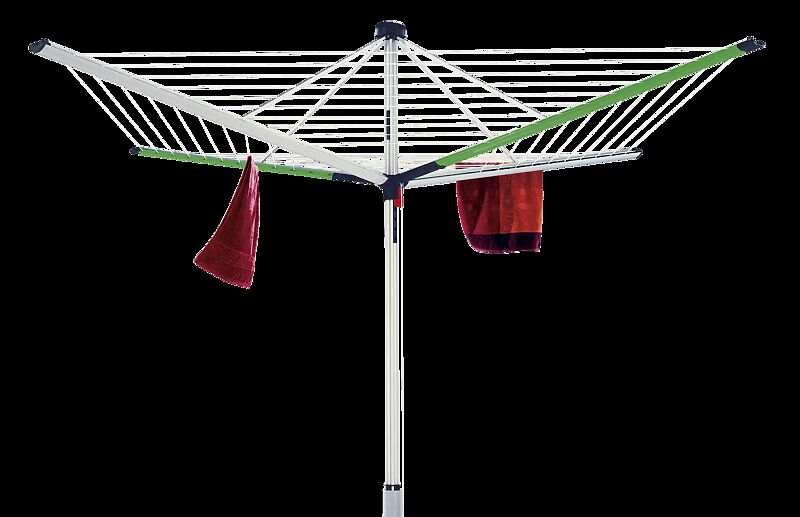 Wäschespinne MAHLU mit Applikationen in apfelgrün