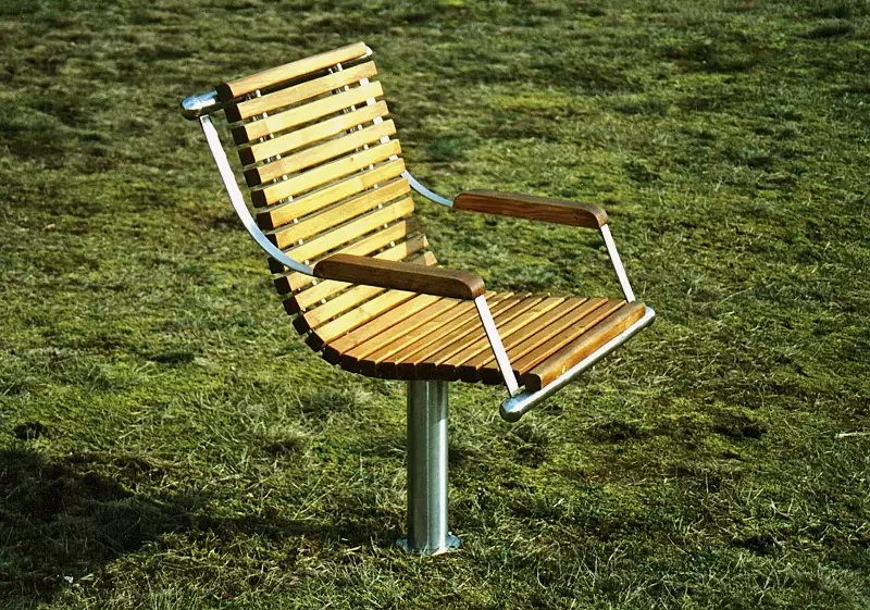 Sitzbank SAVONA INOX, 1-Sitzer