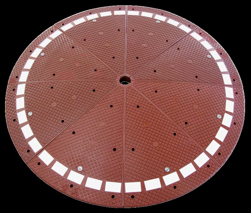 Kreisverkehr MINI in rotbraun