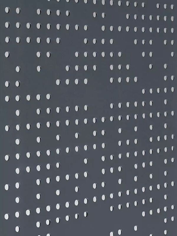 Wandelement mit Lochblech Drops