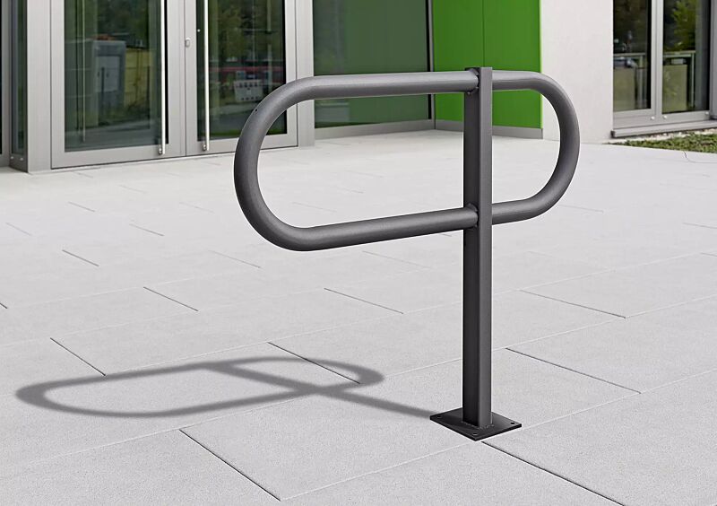 Anlehnbügel HIMOS zum Aufdübeln, in DB 703 eisenglimmer