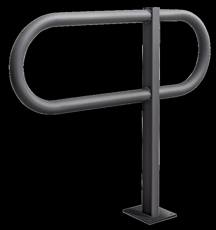 Anlehnbügel HIMOS zum Aufdübeln, in DB 703 eisenglimmer