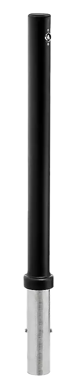 Poller TUSSON mit Flachkopf, herausnehmbar aus Bodenhülse, mit Dreikantschloss