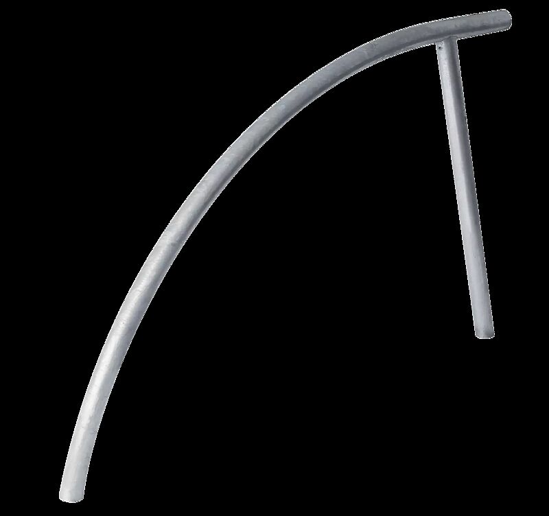 Anlehnbügel BWA bausystem® zum Einbetonieren, feuerverzinkt