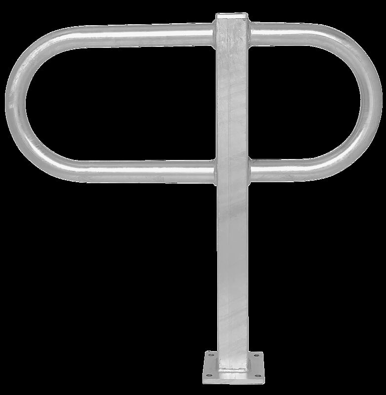 Anlehnbügel HIMOS zum Aufdübeln, feuerverzinkt