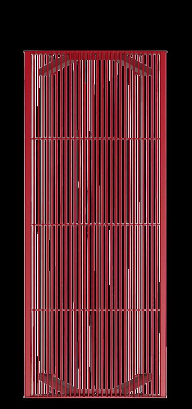 Tisch NOALE, in RAL 3000 feuerrot