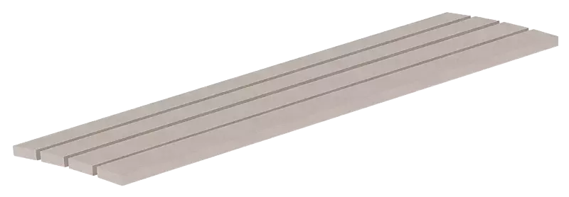 Einzelelement VERA SOLO mit Resysta®-Belattung, lasiert in natur, gerade