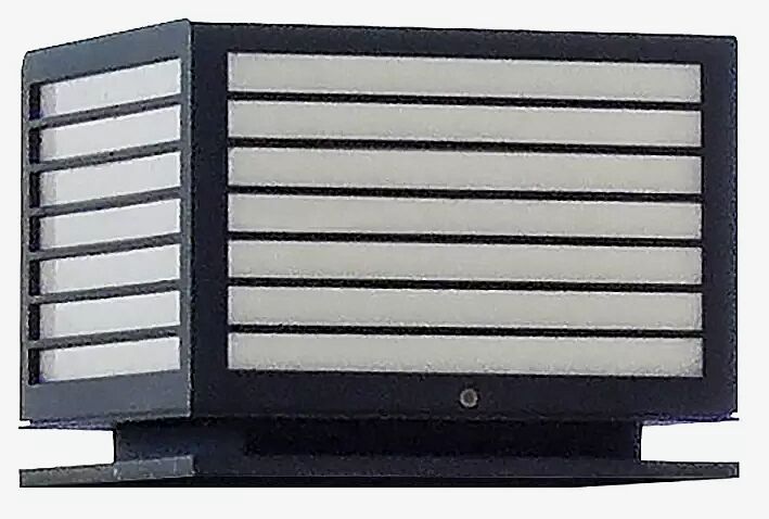 Pollerleuchte DIEST, Höhe 240 mm, kleiner Lichtaustritt