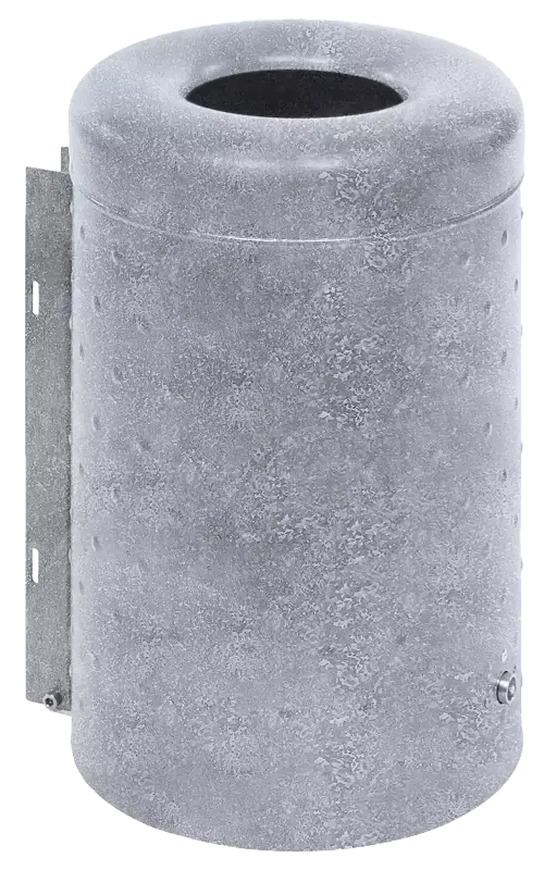 Abfallbehälter LETABA, feuerverzinkt