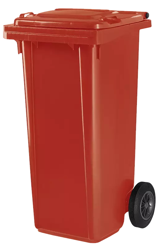 Mülltonne LANUS, 120-Liter, in rot