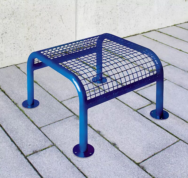 Hocker RESTING in RAL 5002 ultramarinblau