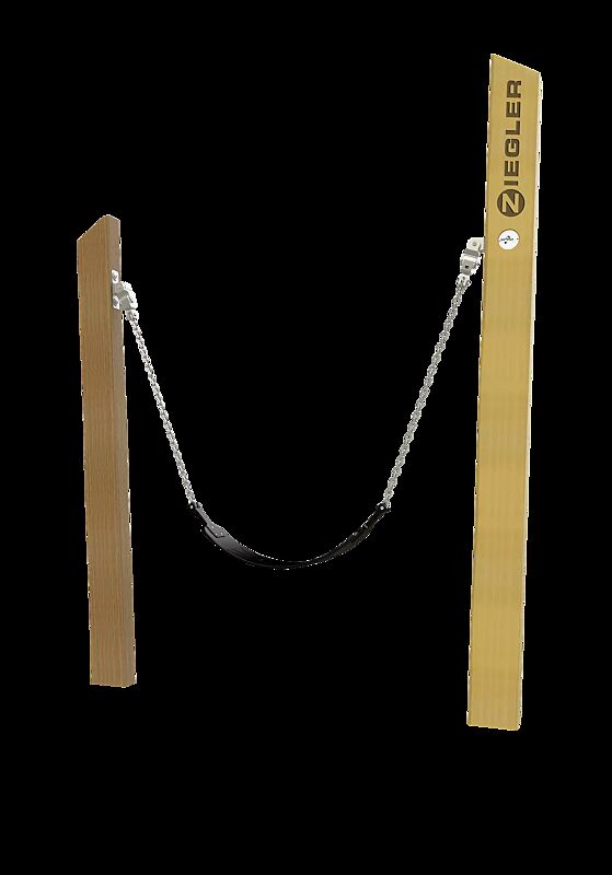 Einzelschaukel BUA mit flexiblem Schaukelsitz aus Gummi