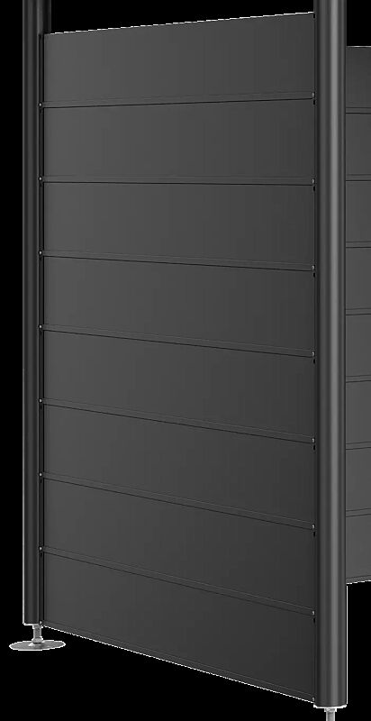 Seitenwand für Gerätehaus HighLine® - Modell 2, dunkelgrau-metallic