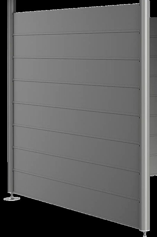 Seitenwand für Gerätehaus HighLine® - Modell 4, quarzgrau-metallic