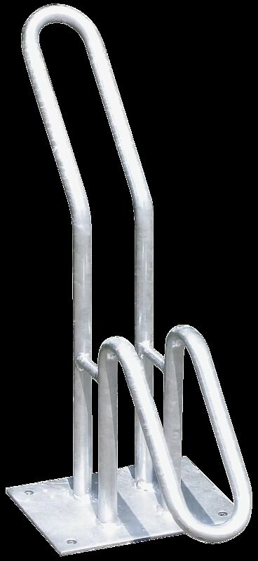 Fahrradständer HERVEY einseitig, tief, zum Aufdübeln, 1 Stellplatz