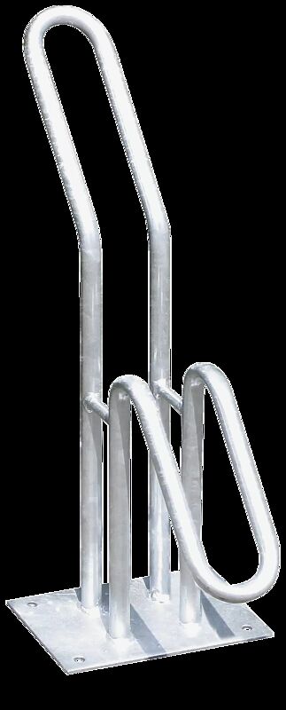 Fahrradständer HERVEY einseitig, hoch, zum Aufdübeln, 1 Stellplatz