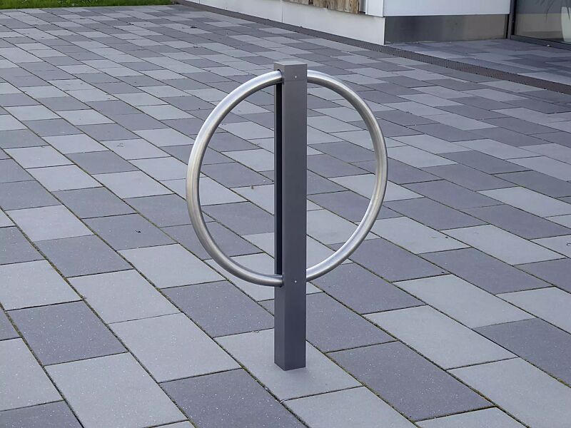 Anlehnbügel BARR zum Einbetonieren, mit Flachkopf