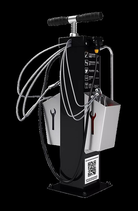 Servicestation ASSIST MINI, in RAL 9005 tiefschwarz