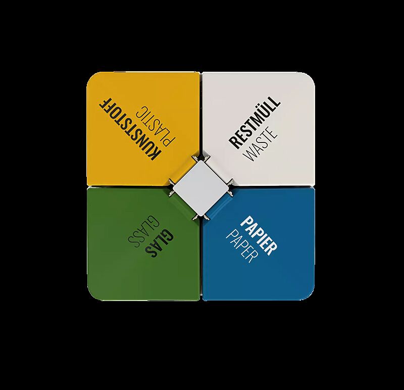 Abfallbehälter GECKO ohne Ascher