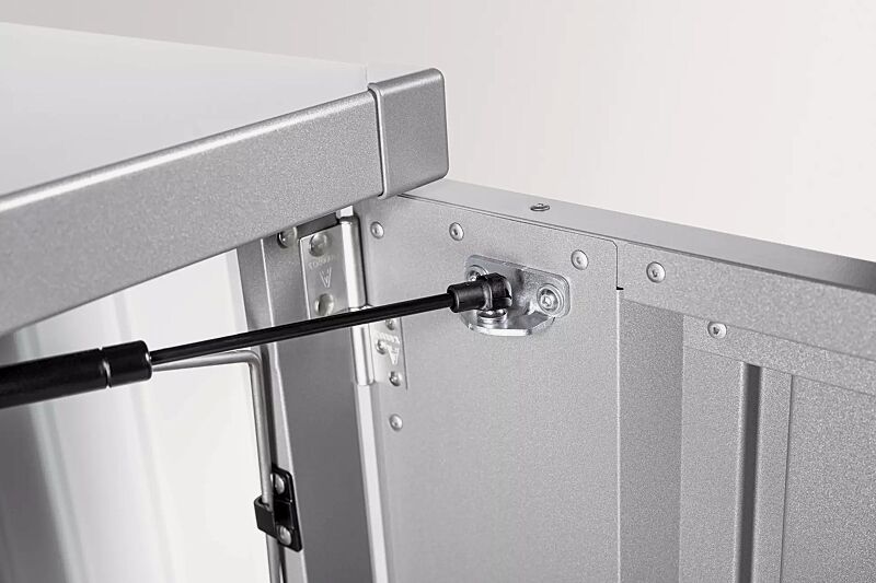 Detail: Gasdruckfeder für Tür