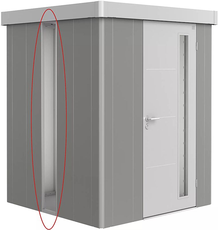 Lichtpaneel in quarzgrau-metallic