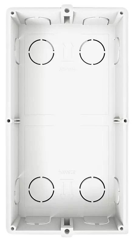 Modulare Außenstation LAURIS, Unterputzkasten für 2 Module