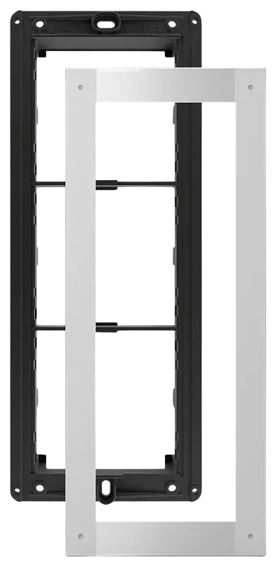 Modulare Außenstation LAURIS, Montagerahmen und Frontplatte, für 3 Module