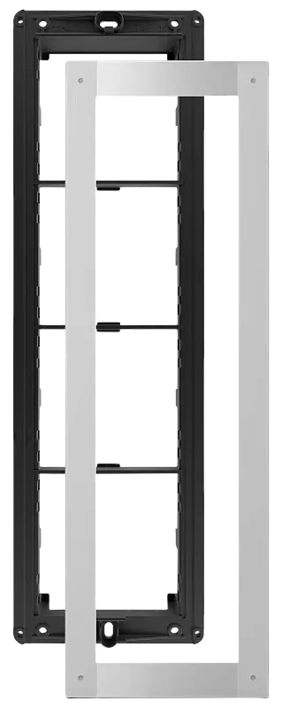 Modulare Außenstation LAURIS, Montagerahmen und Frontplatte, für 4 Module