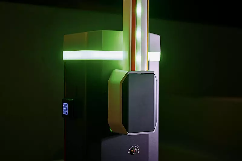 Detail: LED-Gehäusebeleuchtung