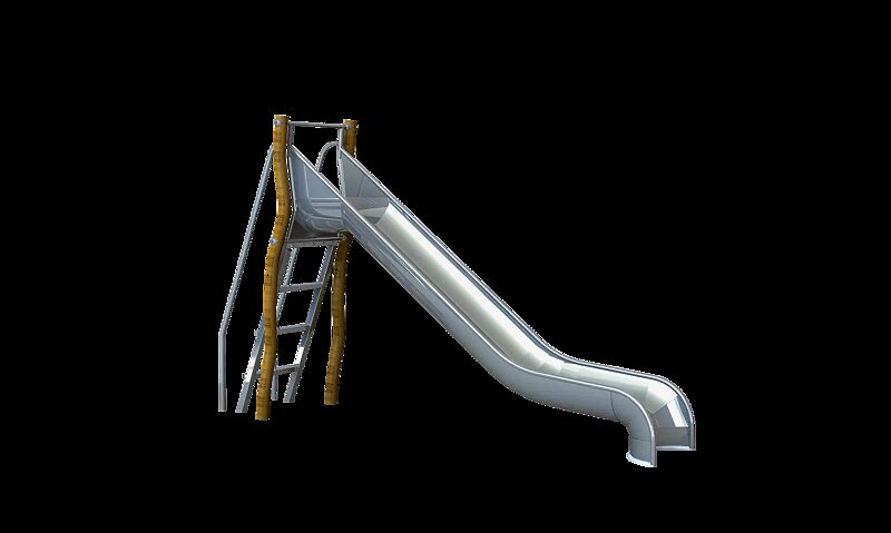 Rutsche JORDY mit Aufstiegsleiter mit Handlauf