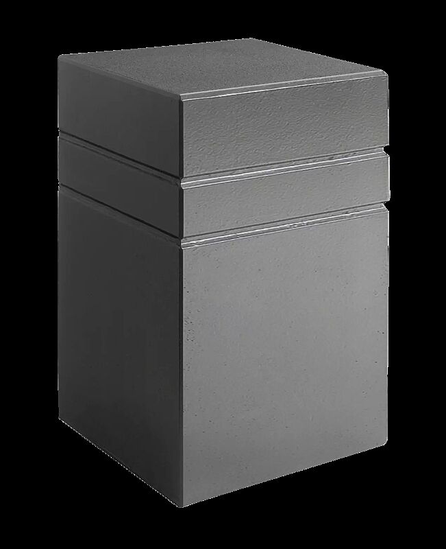 Poller BRNO, Höhe 450 mm, Beton beschichtet in graphit