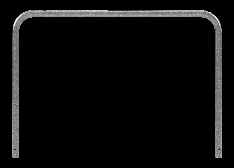 Sperrzaun VIHTI ohne Knieholm, Sperrbreite 2,0 m, zum Einbetonieren, feuerverzinkt