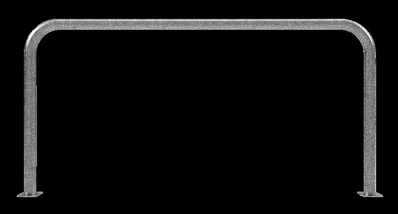 Sperrzaun VIHTI ohne Knieholm, Sperrbreite 2,0 m, zum Aufdübeln, feuerverzinkt