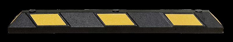 Leitbalken LIMNOS, schwarz mit gelben Reflexstreifen