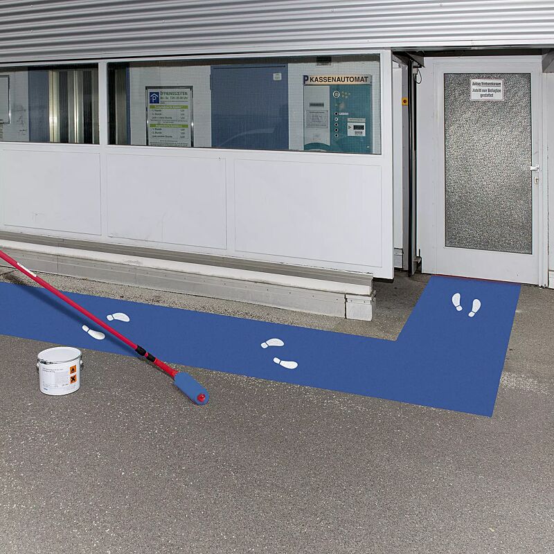 Bodenmarkierungsfarbe AVAJAN, blau