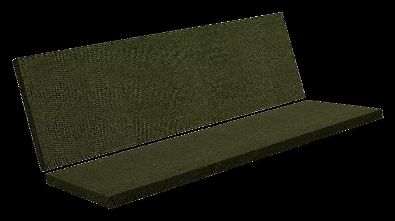 Polsterauflage für Sitzbank STACK in dunkelgrün - 30