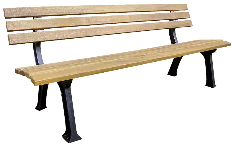 Sitzbank PRATO mit Fichtenholzbelattung, lasiert